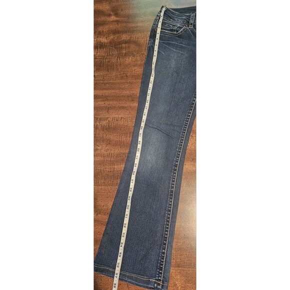 Silver Jeans Women's 28x33 Suki Bootcut Denim Western Glove Works Distressed - Picture 11 of 16